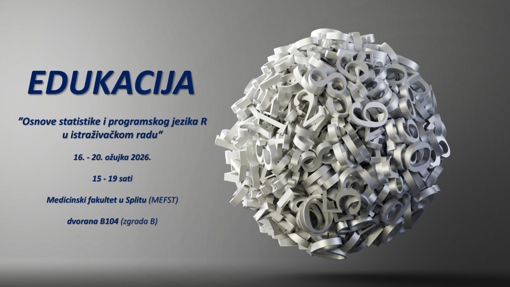 Edukacija „Osnove statistike i programskog jezika R u istraživačkom radu“